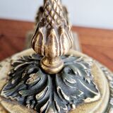 19th century Empire style gilded bronze cassolette lamp