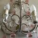 Paires d’appliques en cristal Murano circa 1940