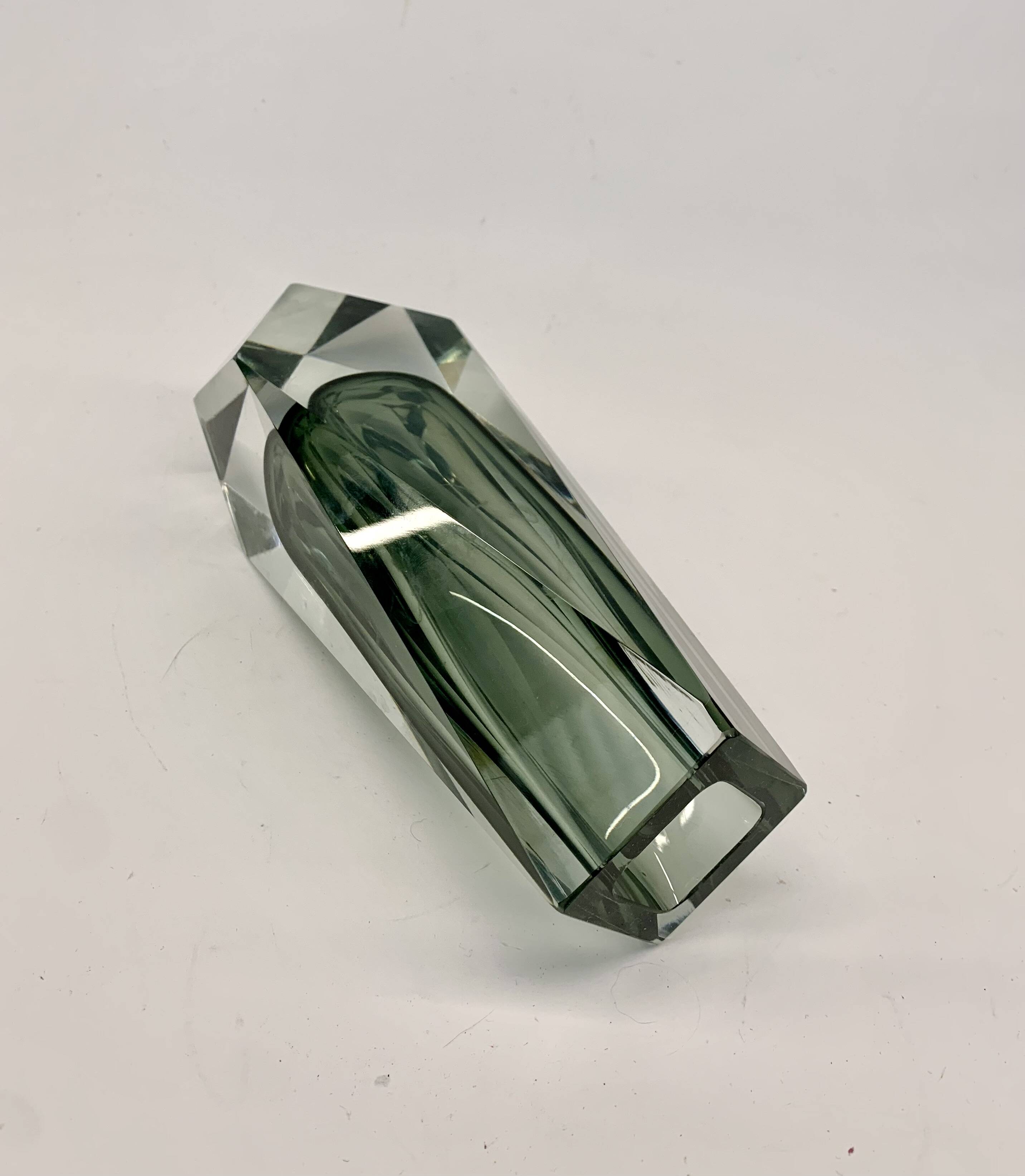 Vase by F. Poli for Murano, Italy, 1970s