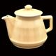 Vintage cream ceramic teapot – Authentic charm & chic country decor