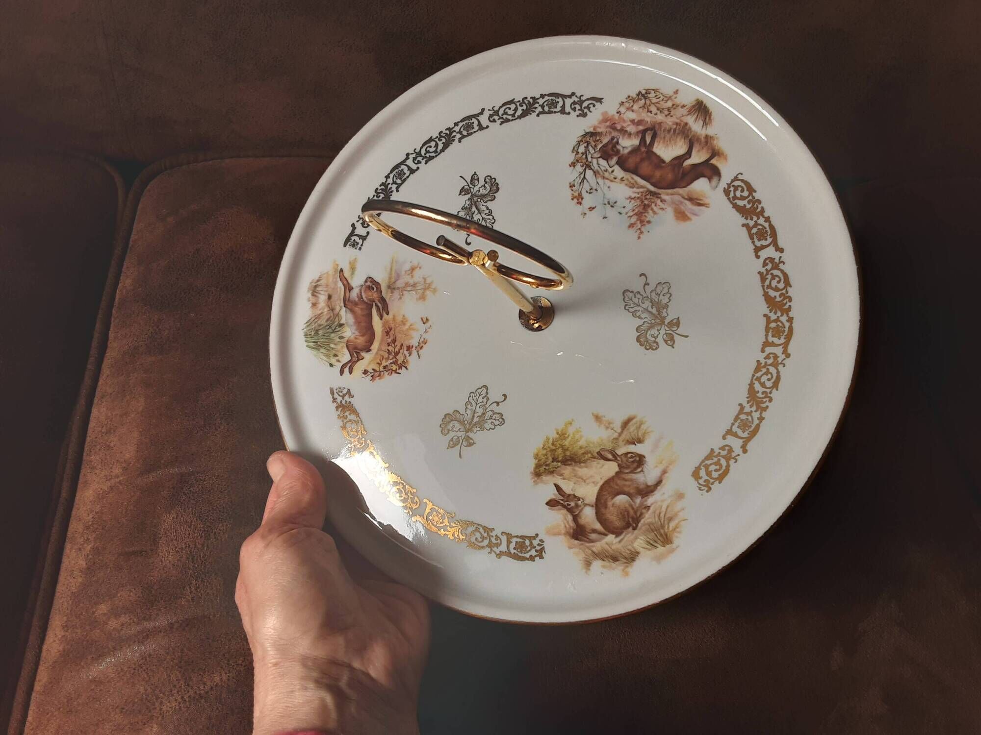 Cheese platter West porcelain France