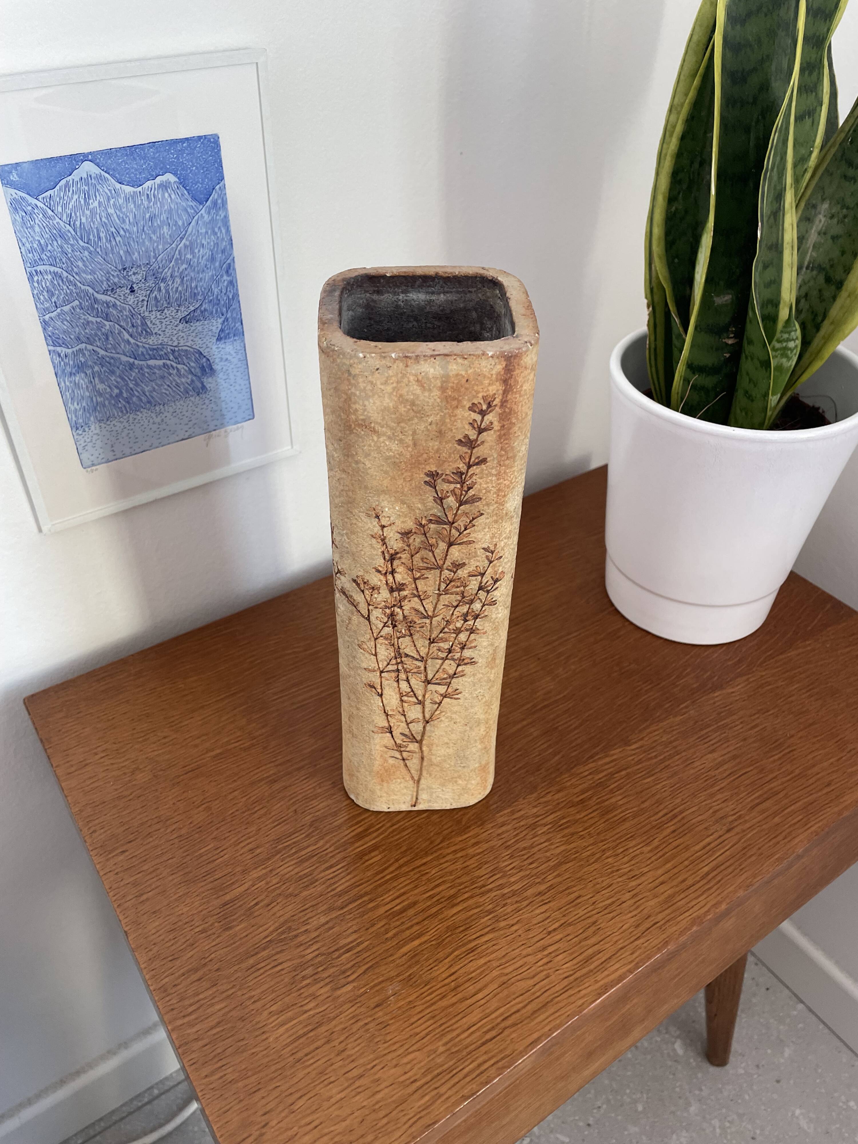 Vase signed Raymonde Leduc