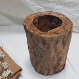 Wooden vase