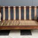 Brazillian 2 seat sofa in suede and Jatoba wood