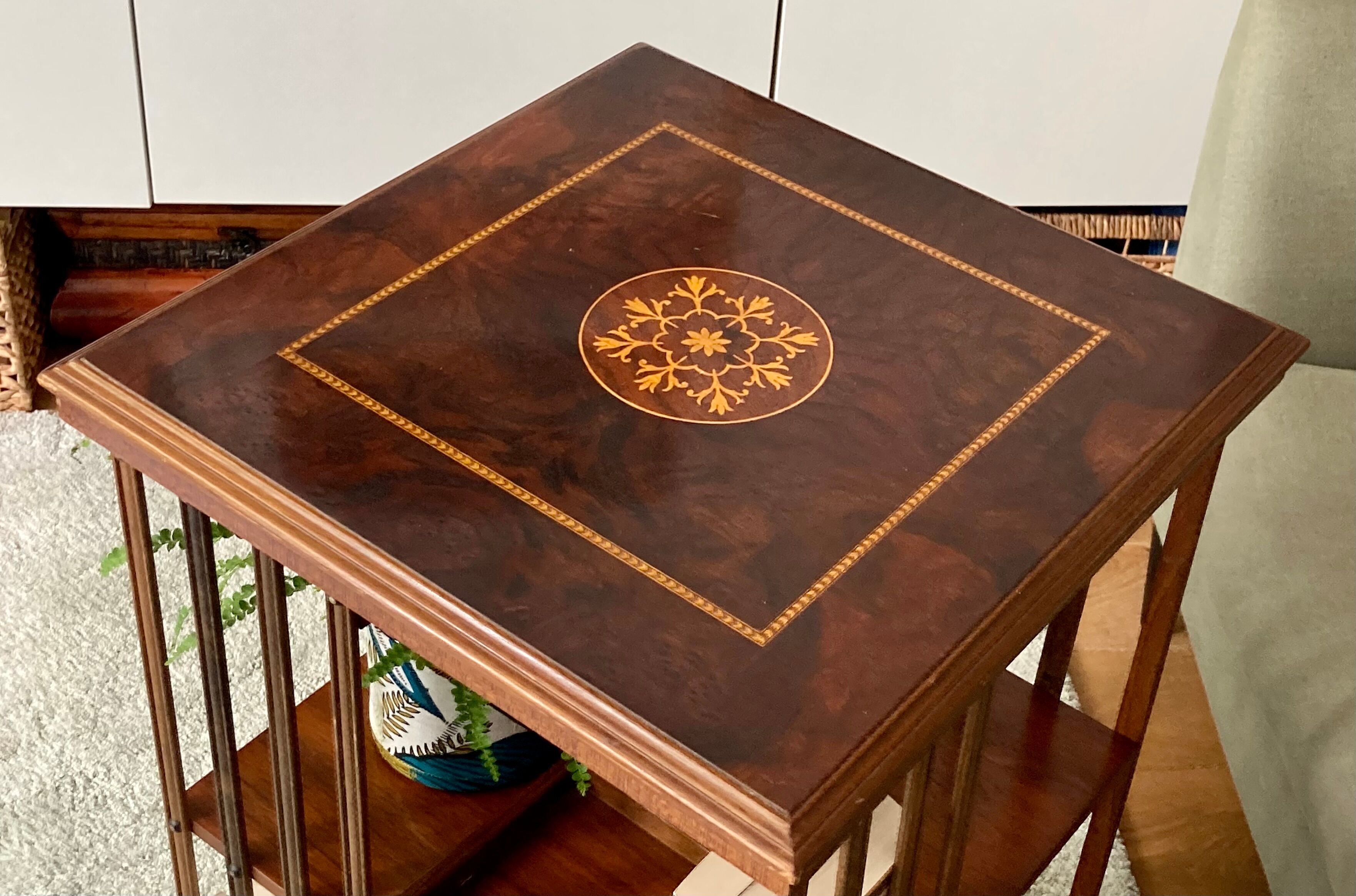 Swivel bookcase - English - 19th century style