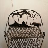 Iron floor forge decor orental