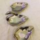 Small swan ashtray with silver metal cups