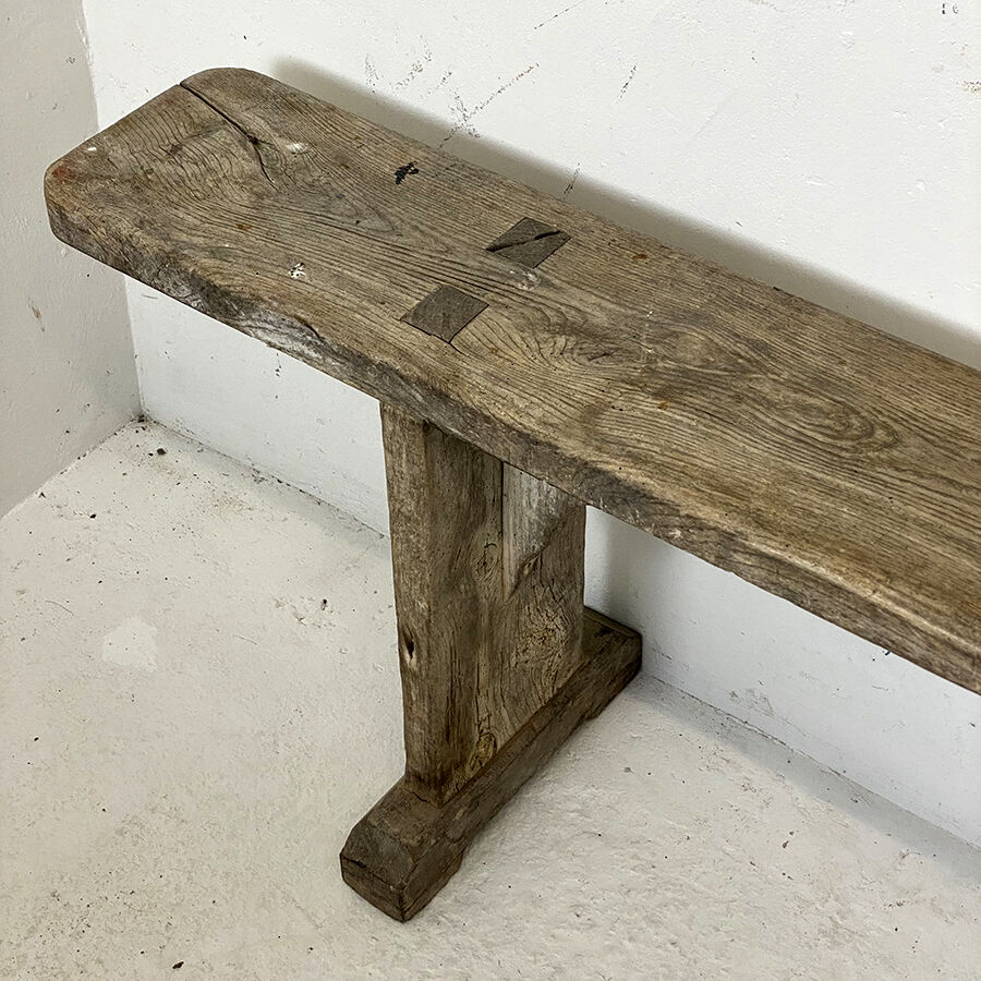 Old farm bench