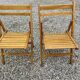Pair of folding chairs