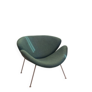 Fauteuil vintage Orange - pierre