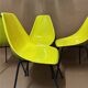 René Caillette fiberglass chairs