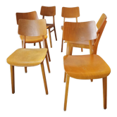 Set of 6 chairs from the 60s