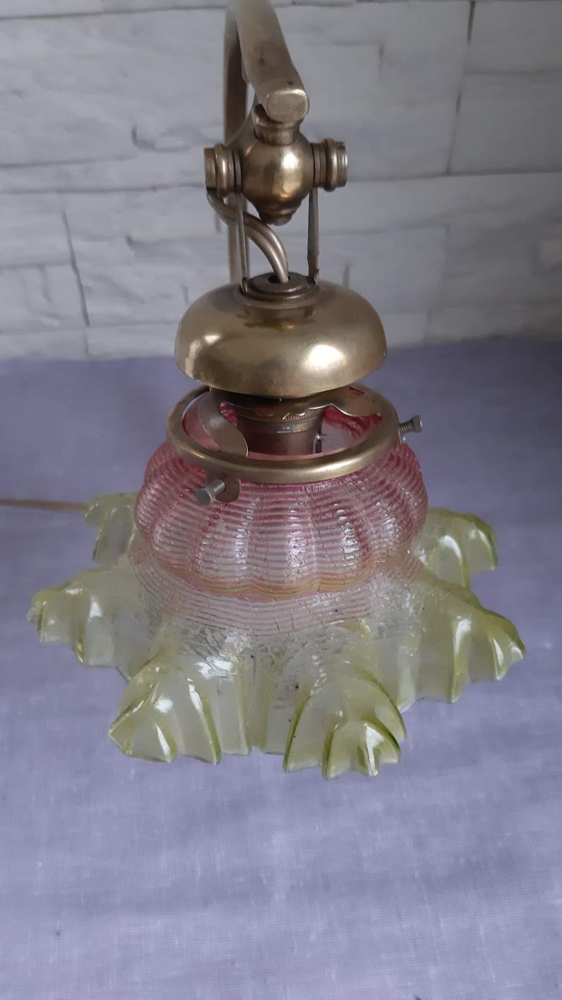 Art deco bronze lamp