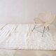 White Moroccan Beni Ourain Rug - 293 x 197 cm