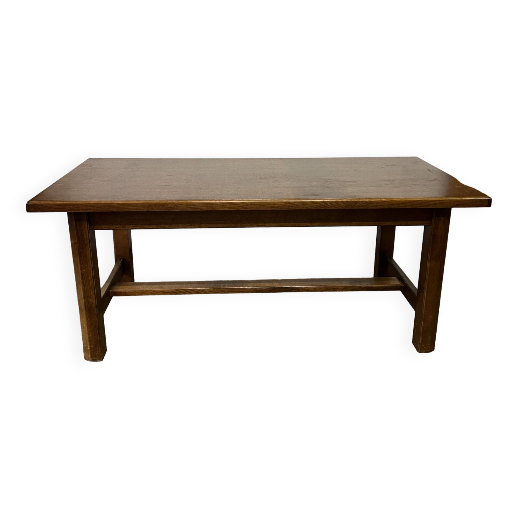 Vintage wooden farmhouse table