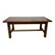 Vintage wooden farmhouse table