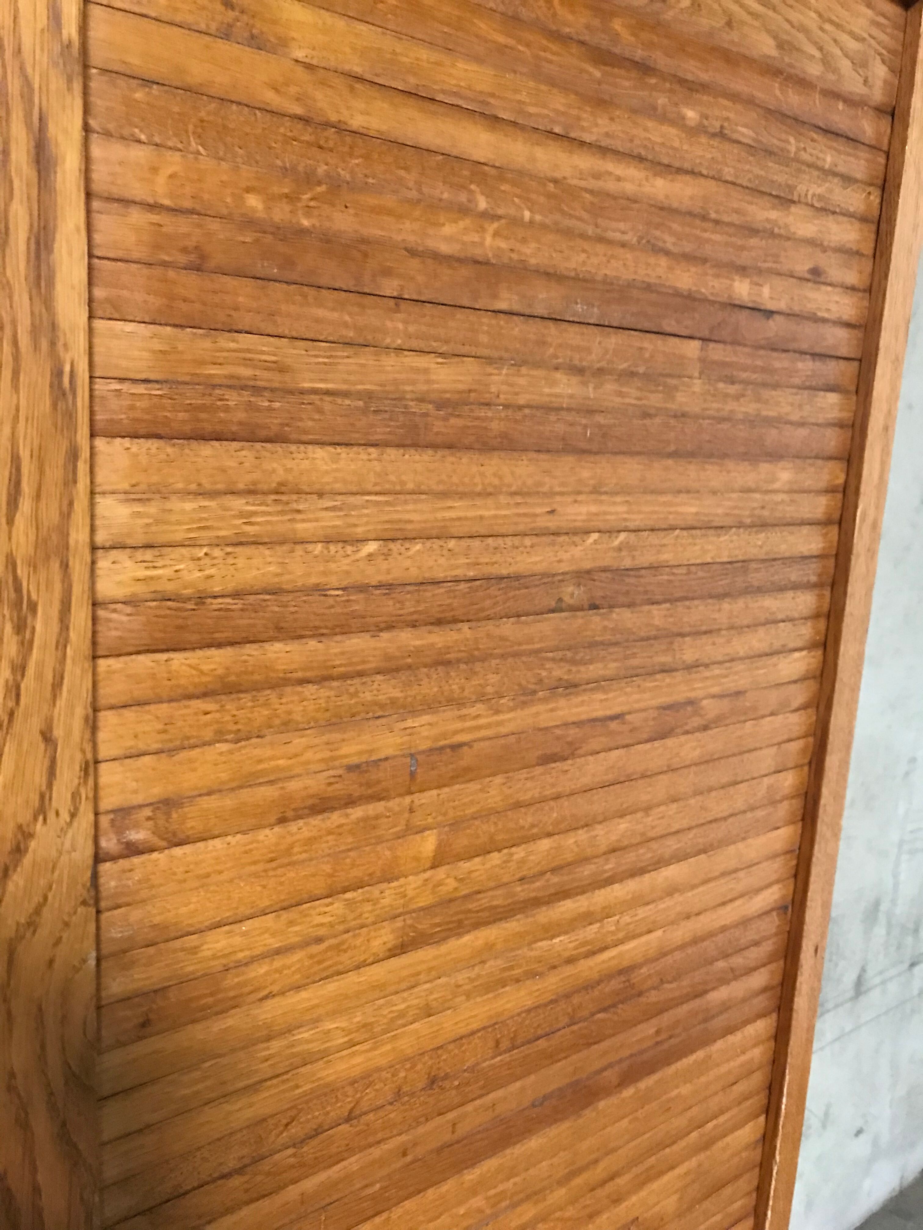 Notary oak filing cabinet