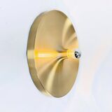 Space Age Brass Wall Sconce from Honsel, 1960s