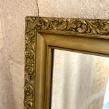 Large gilded antique mirror
