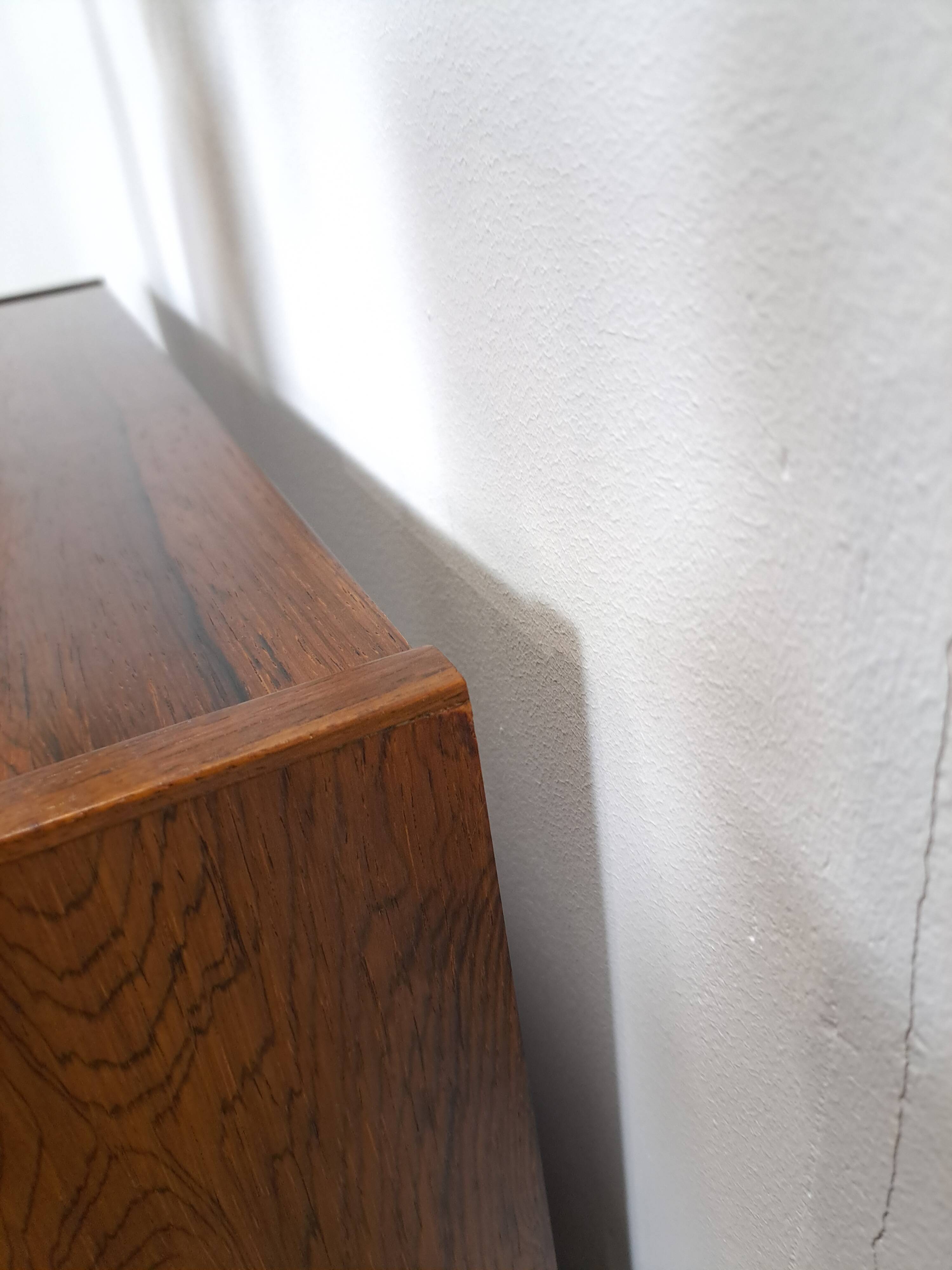 Mid-Century Deens Westergaards, Silkeborg palissander ladekast 6 lades