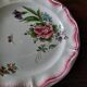 Assiette creuse faïence au décor de l'est