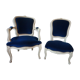 Armchair and chair style Louis XV