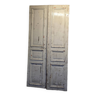Paire de portes anciennes