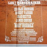 Original movie poster "The Seven Mercenaries"1961 McQueen,Brynner,Bronson...