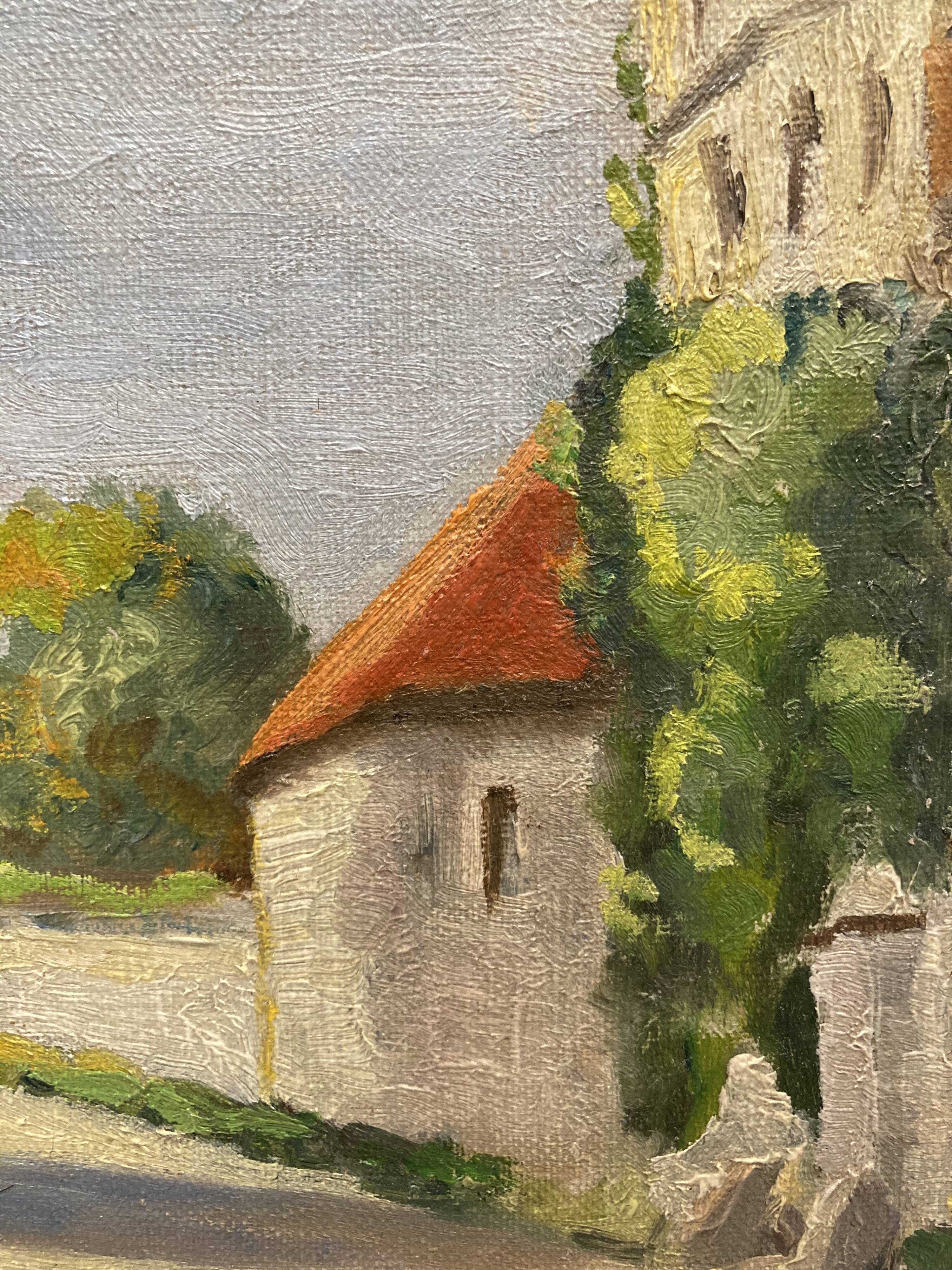 Huile sur toile vintage