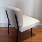 Vintage white loop chair