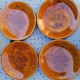 Vintage fish service