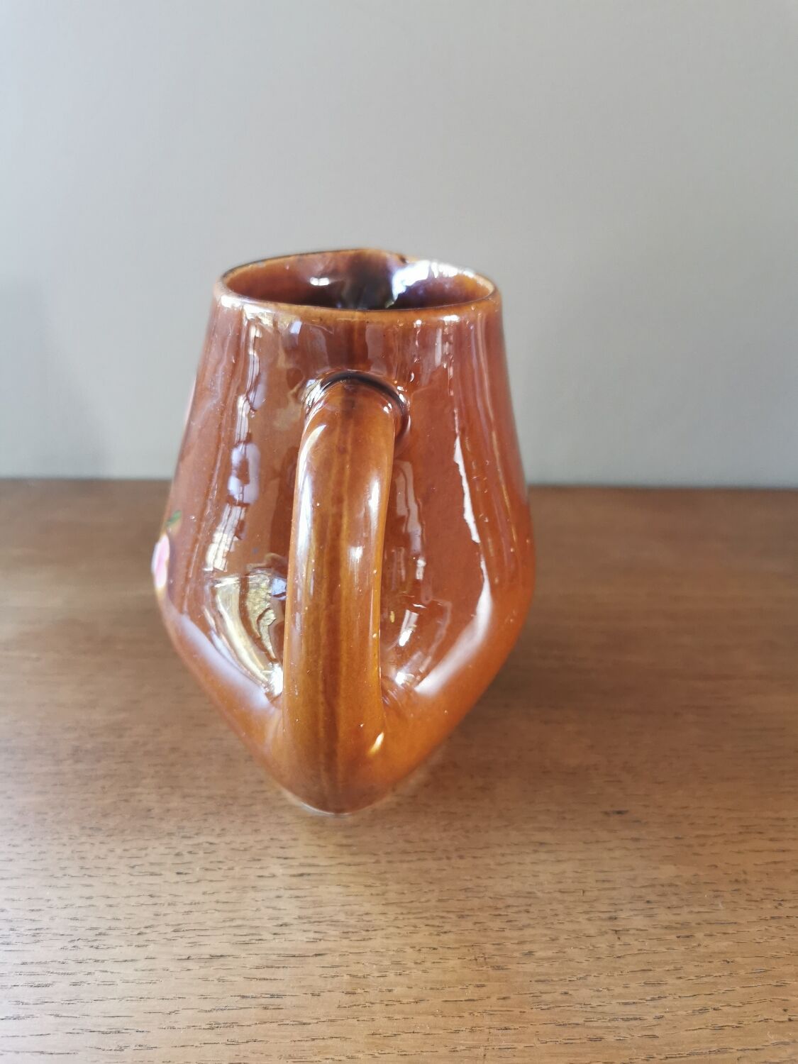Poet Laval vintage ceramic pitcher