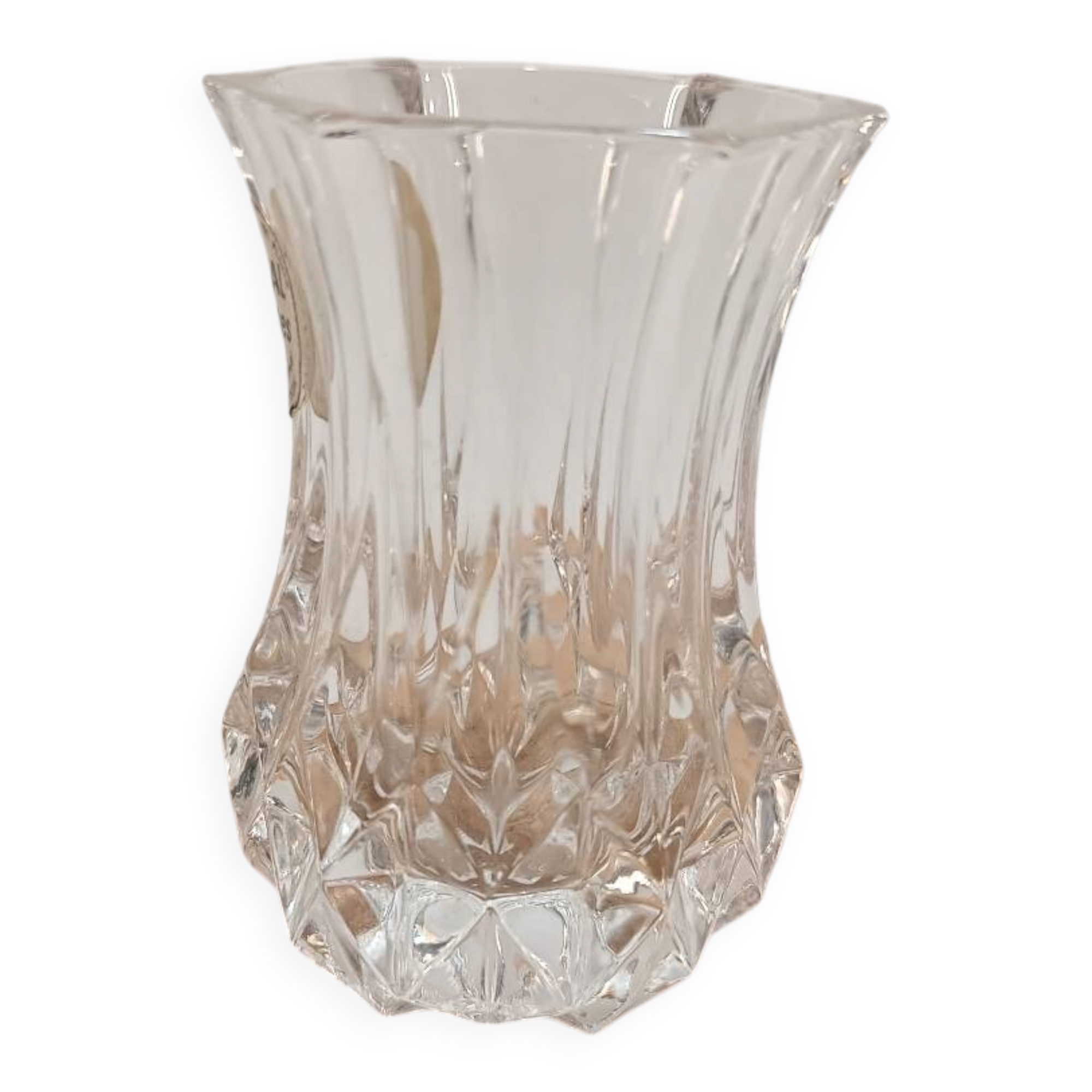 Crystal vase from Arques, France
