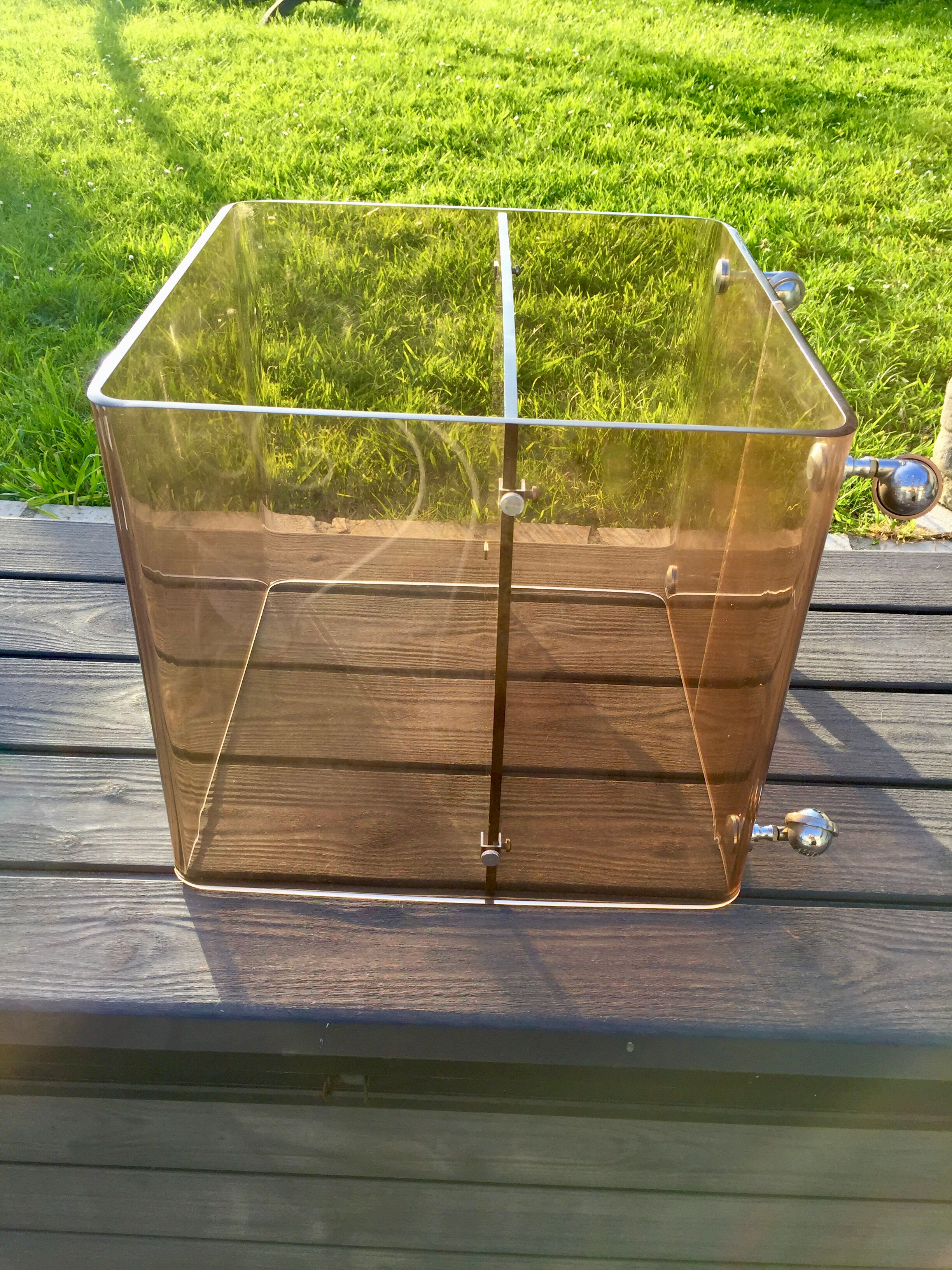 Vintage coffee table 70 with wheels