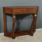 Console en Acajou et Placage d’Acajou, style Restauration – Milieu XIXe