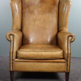 Classic sheepskin armchair