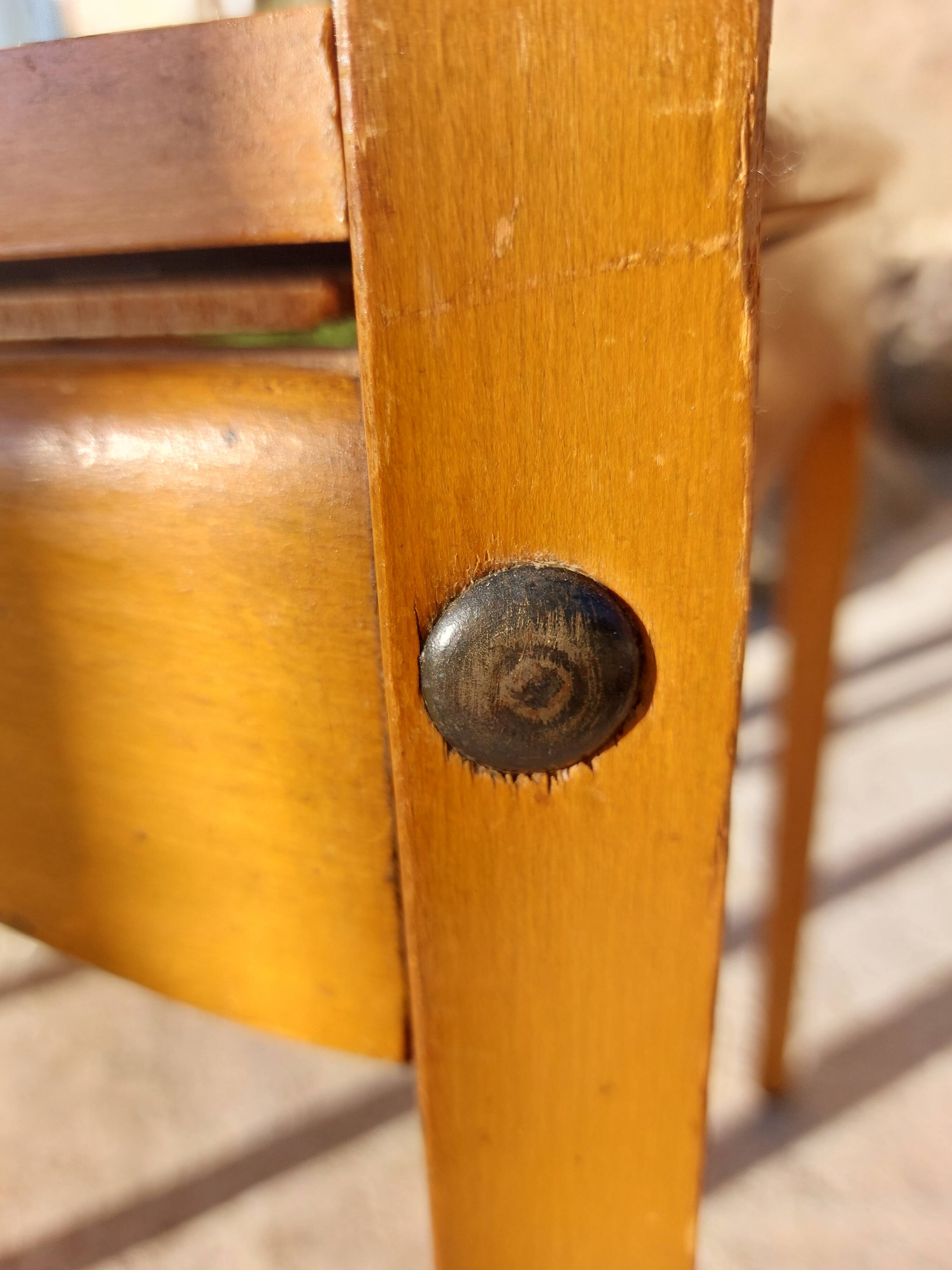 pair of caned chairs, Stella brand