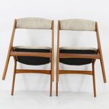 1960s Set of 4 Danish Teak Dining Chairs, Restored