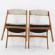 1960s Set of 4 Danish Teak Dining Chairs, Restored