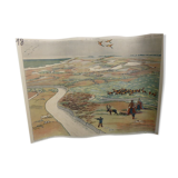 School poster Rossignol collection years 50,N° 45 and 46 the tundra - the virgin forest