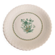Flat Plates Porcelain Limoges Georges Boyer Nankin Green Pearl Edges