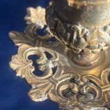Pair of 19th century bronze candlesticks