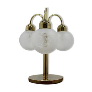 Lampe de table en verre