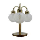 1980s Preciosa Glass Table Lamp, Czechoslovakia
