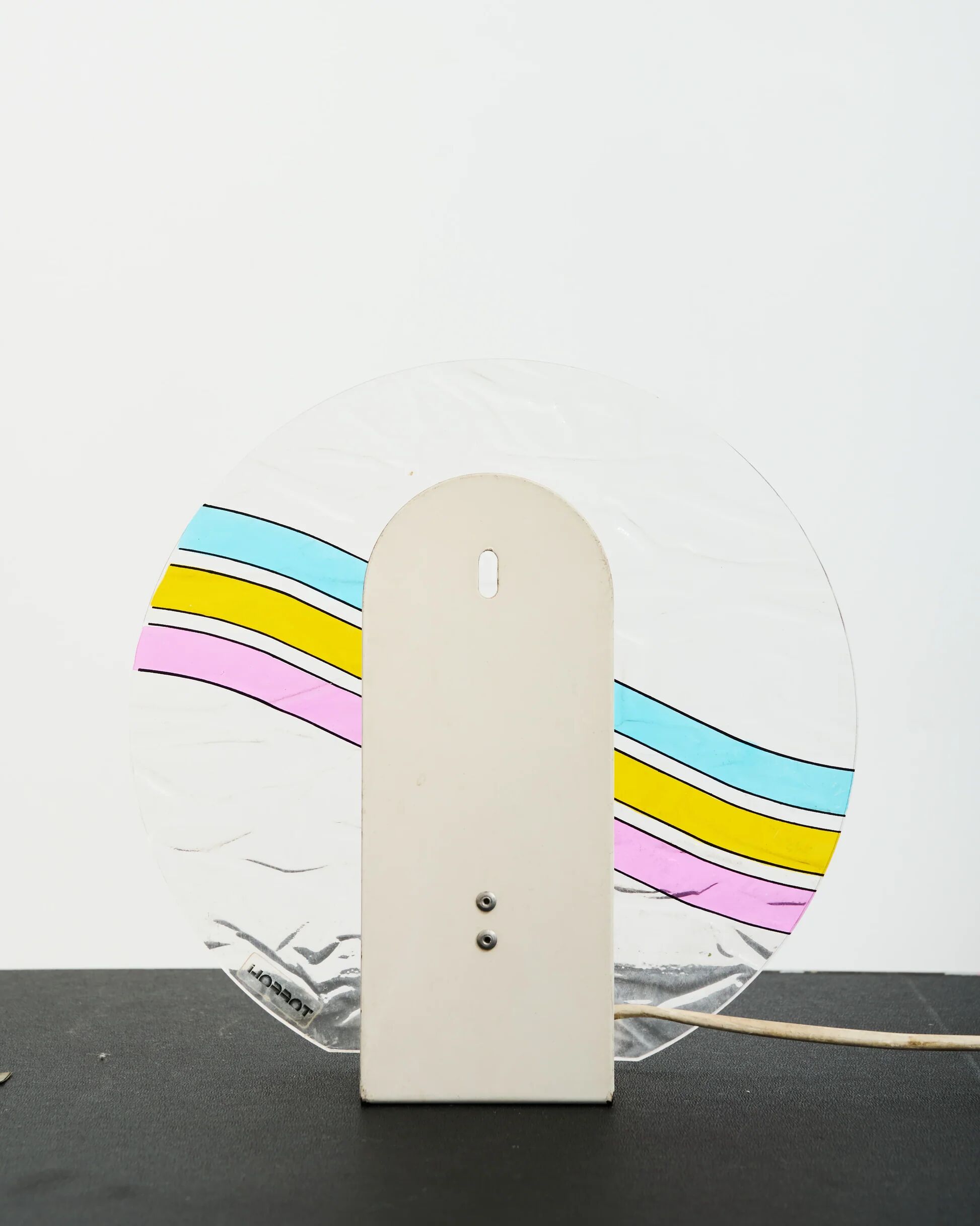 Pair of wall lights series "Disco", Toffoli, Italy, 1980s