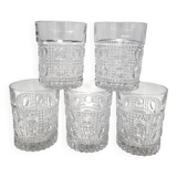 5 verres à whisky