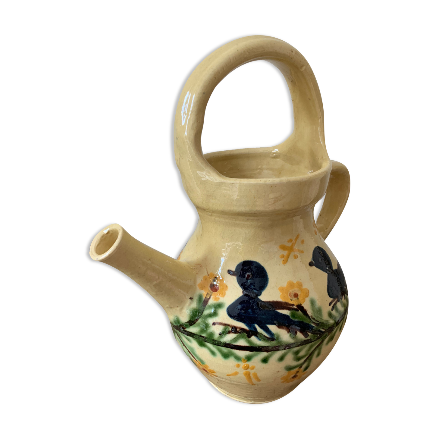 Chevrette jug Savoyard pottery
