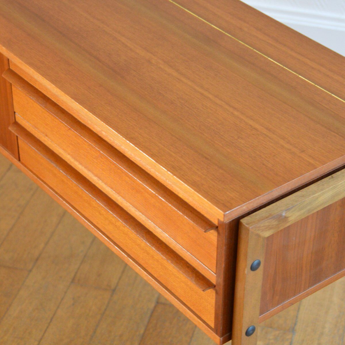 Scandinavian teak worker vintage 1960