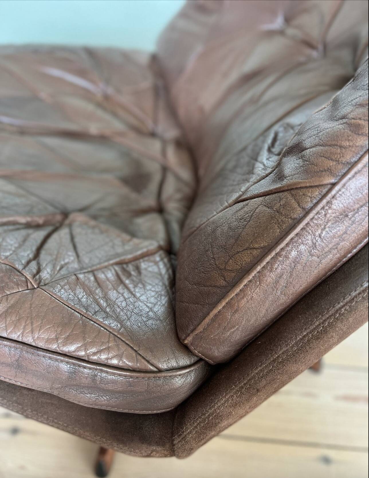 Vintage Danish Reclining Lounge Chair By Madsen & Schübel, 1970S