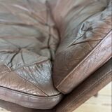 Vintage Danish Reclining Lounge Chair By Madsen & Schübel, 1970S